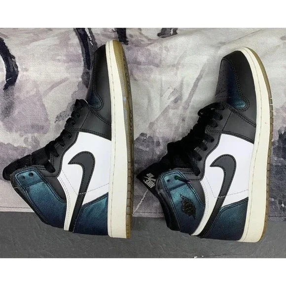 Nike Air Jordan Retro 1 All Star Game ASG Chameleon Size 6.5 Y Green - Picture 10 of 12